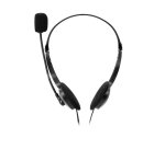 Nilox CHAT LIVE 2 Headset Wired Head-band Office/Call center Black