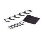 APC NetShelter Cable Management, Rings, Set of 5 small and 5 large, Black