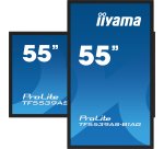 iiyama TF5539AS-B1AG Écran d'affichage dynamique En forme de kiosk 138,7 cm (54.6") LED 435 cd/m² 4K Ultra HD Noir Écran tactile Intégré dans le processeur Android 11 24/7