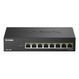 D-Link DMS-108P/E commutateur réseau Non-géré 2.5G Ethernet (100/1000/2500) Connexion Ethernet, supportant l'alimentation via ce port (PoE) Noir
