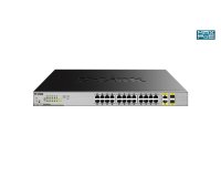 D-Link DGS-1026MP commutateur réseau Non-géré Gigabit Ethernet (10/100/1000) Connexion Ethernet, supportant l'alimentation via ce port (PoE) Noir, Gris