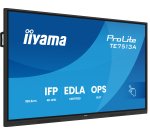 iiyama TE7513A-B1AG Écran d'affichage dynamique Écran plat interactif 190,5 cm (75") Wifi 500 cd/m² 4K Ultra HD Noir Écran tactile Intégré dans le processeur Android 18/7