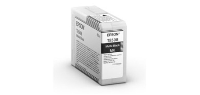 Epson Singlepack Matte Black T85080N UltraChrome HD ink 80ml