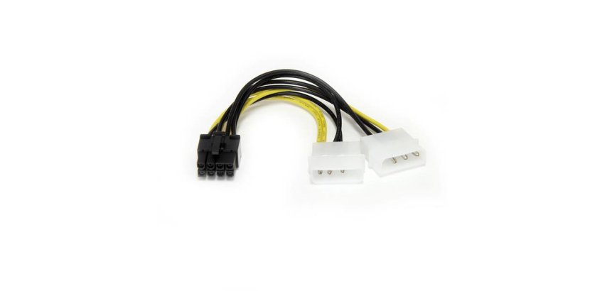 StarTech.com Adattatore cavo di alimentazione LP4 a scheda video PCI Express 8 pin da 15 cm