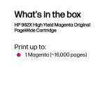 HP 982X - High Yield - magenta - original - PageWide - ink cartridge