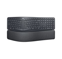 Logitech ERGO K860 Split for Business clavier Bureau Bluetooth AZERTY Français Graphite