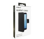 Celly WALLY funda para teléfono móvil 17 cm (6.7") Funda cartera Negro