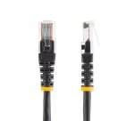StarTech.com Câble patch UTP Cat5e de 15 m avec RJ45 moulé noir - Cordon de connexion de 15 m
