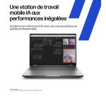 HP DW8E0ET laptop Intel Core Ultra 9 40,6 cm (16") 2.5K 64 Go DDR5-SDRAM 1 To SSD Wi-Fi 7 (802.11be) Windows 11 Pro AI Workstation, AI PC Argent