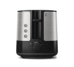 Philips Viva Collection Tostapane HD2639/90, 730W, 2 pinze, 7 livelli di tostatura, vassoio raccogli briciole