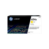 HP 654A toner jaune authentique LaserJet