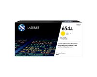 HP 654A toner jaune authentique LaserJet