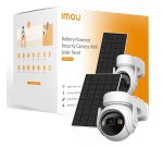 Imou Cell PT Lite Kit - Telecamera da Esterno a batteria con risoluzione 2K (3MP), Rilevamento Movimento/Umano, Visione Notturna a Colori, Audio Bidirezionale, IP66