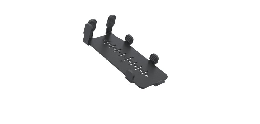 Ergonomic Solutions SpacePole Payment VER400-MN-02 accessoire de système de paiement en point de vente Monture POS Noir Métal