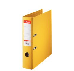 Classeur levier esselte standard a4 polypropylene dos 75mm coloris jaune