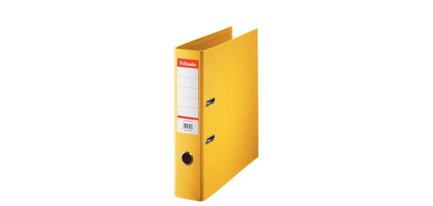 Classeur levier esselte standard a4 polypropylene dos 75mm coloris jaune