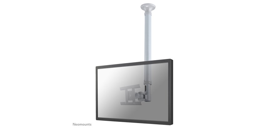 Neomounts FPMA-C100SILVER Support de plafond pour écran de 10-30" - h79-129 cm