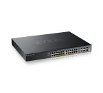 Zyxel XGS2220-30HP Géré L3 Gigabit Ethernet (10/100/1000) Connexion Ethernet, supportant l'alimentation via ce port (PoE) Noir
