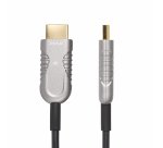 StarTech.com Câble Optique Actif (AOC) HDMI 2.1 Hybride de 30,4m, CMP, Plénum, Câble Fibre Optique HDMI 2.1/2.0 Ultra-Haute Vitesse 8K, 48Gbps, 8K 60Hz/4K 120Hz, HDR10+/FRL/TMDS/eARC