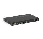 NETGEAR GSM4212UX Géré L2/L3 Gigabit Ethernet (10/100/1000) Connexion Ethernet, supportant l'alimentation via ce port (PoE) 1U Noir