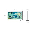 Samsung The Frame AI TV 55" QE55LS03FAUXZT 4K, Processore NQ4 AI Gen2, 4K AI Upscaling, Art Mode, Matte Display, Quantum HDR, Dolby Atmos & OTS Lite, Modern Frame Design, Vision AI Smart TV, 2025