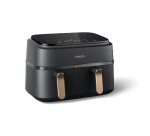 Philips Serie 3000 Airfryer doppio cestello, friggitrice ad aria da 9.0L, 12 metodi di cottura, App per ricette NA352/00