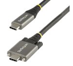 StarTech.com 1m USB-C Kabel, Vergrendelbaar met Zijschroef, USB 10Gbps, 100W (5A) Power Delivery, 8K 60Hz / 4K 144Hz DP Alt Mode, USB-IF Gecertificeerd - Thunderbolt Compatibel