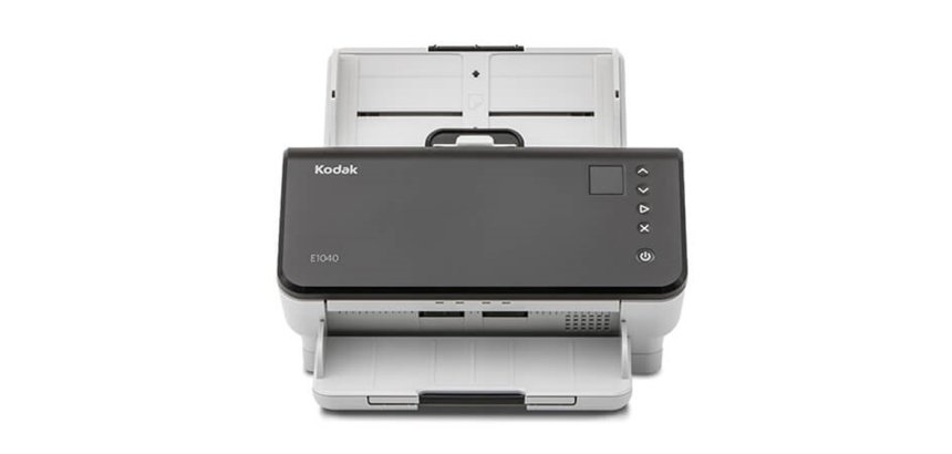 Kodak E1040 Escáner con alimentador automático de documentos (ADF) 600 x 600 DPI A4 Negro, Blanco