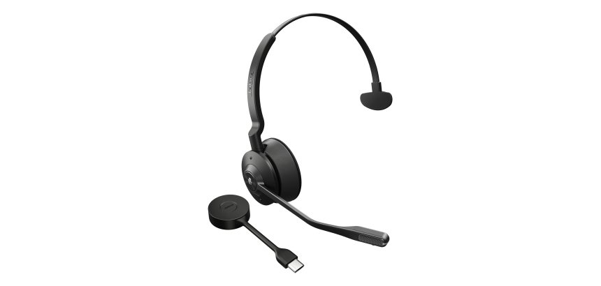 Jabra Engage 55 SE Casque Sans fil Arceau Bureau/Centre d'appels Noir