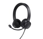 Trust HS-260 Casque Avec fil Minerve Bureau/Centre d'appels USB Type-A Noir