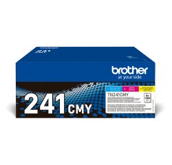 Toner brother tn241cmy hl3140 / 3170 / 3150 / dcp9020 / mfc9140 / 9330 / 9340 cian magenta yellow 1500 paginas