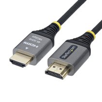 startechcom cable hdmi certificado premium de alta velocidad de 50cm - ultraflexible - trenzado - 4k 60hz1440p 144hz - hdr10arc - 18gbps