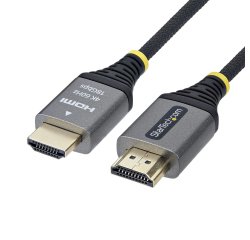 StarTech.com 2m Premium Gecertificeerde High Speed HDMI Kabel, Ultra Flexibele Gevlochten High Flex HDMI Kabel, 4K 60Hz / 1440p 144Hz met HDR10 / ARC, 18Gbps