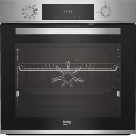 BEKO Four encastrable pyrolyse BBIM12300XMPEF, AéroPerfect, 72 litres,