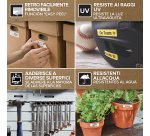 DYMO D1 etichette originali | 9 mm x 7 mm | stampa nera su blu | etichette autoadesive per etichettatrice LabelManager | 1 Pezzo