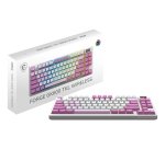MSI FORGE GK600 TKL WIRELESS VIOLET IT tastiera Gaming USB + Bluetooth QWERTY Italiano Rosa, Viola, Bianco