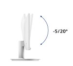 Philips V Line 241V8AW/00 pantalla para PC 60,5 cm (23.8") 1920 x 1080 Pixeles Full HD LCD Blanco