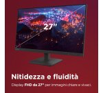 Lenovo L27-4e - Monitor 27" IPS Flat FHD 1920x1080 0 100Hz 4ms - 1xHDMI 1.4 + 1xVGA - Stand Tilt Cavo HDMI incluso