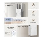 TP-Link BE3600 Émetteur et récepteur réseau Blanc 2500 Mbit/s