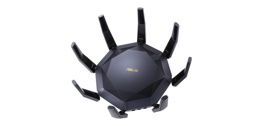 ASUS RT-AX89X AX6000 AiMesh router wireless Ethernet Dual-band (2.4 GHz/5 GHz) Nero