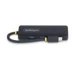 StarTech.com Hub USB-C 4 Ports, 5Gbps, USB-C vers 4x USB-A, Alimenté par Bus, Mini Hub de Voyage, Splitter USB 3.0 Multiport, Hub Portable, Protection contre les Surintensités
