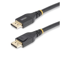 StarTech.com Cable de 10m DisplayPort 1.4 Activo Certificado por VESA - Cable DisplayPort DP8K con HBR3 - HDR10 - MST - DSC 1.2 - HDCP 2.2 - 8K 60Hz - 4K 120Hz - Cable DP 1.4