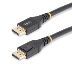 StarTech.com Cable de 15m DisplayPort 1.4 Certificado por VESA - Cable DisplayPort DP8K con HBR3 - HDR10 - MST - DSC 1.2 - HDCP 2.2 - 8K 60Hz - 4K 120Hz - Cable DP 1.4