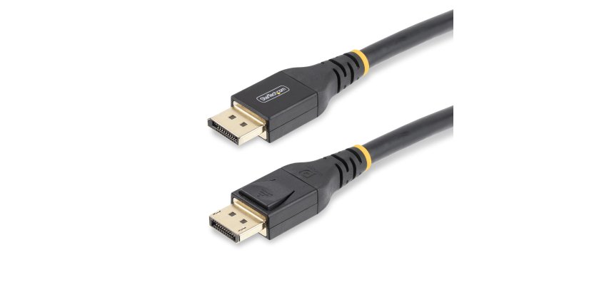 StarTech.com Câble DisplayPort 1.4 Actif de 15m Certifié VESA - Câble DisplayPort DP8K avec HBR3, HDR10, MST, DSC 1.2, HDCP 2.2, 8K 60Hz, 4K 120Hz - Câble/Cordon DP 1.4 Mâle/Mâle (M/M)