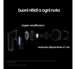 Samsung Galaxy Buds3 Pro Auricolari AI in-ear True Wireless, Speaker a 2 vie, Audio Hi-Fi, Impermeabilità IP57, Silver