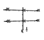 Equip Soporte articulado de sobremesa para 6 monitores de 17"-32