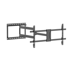 AISENS Soporte Pro Giratorio, Inclinable y Nivelable para Monitor/TV 50kg de 43"-80", Negro