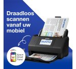Epson WorkForce ES-580W, A4 automatische duplexscanner met Wi-Fi en gebruiksvriendelijk touchscreen