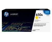 HP 650A - yellow - original - LaserJet - toner cartridge (CE272A)