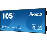 iiyama LH10551UWS-B1AG Écran d'affichage dynamique Écran plat de signalisation numérique 2,67 m (105") LED 500 cd/m² UltraWide 5K HD Noir 24/7